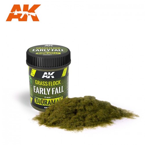 AK Grass Flock 2mm Early Fall 250ml texture product AK8221